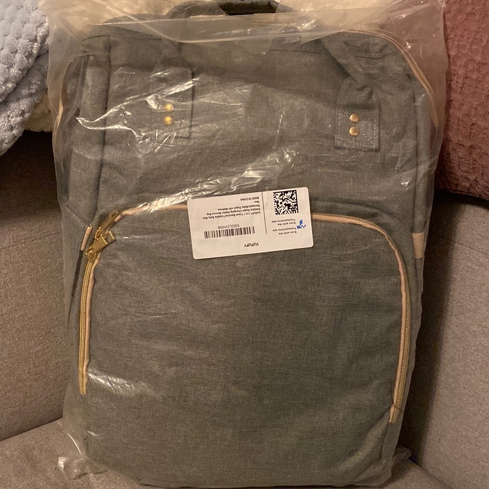 3in1 diaper bag with changing station/bassinet